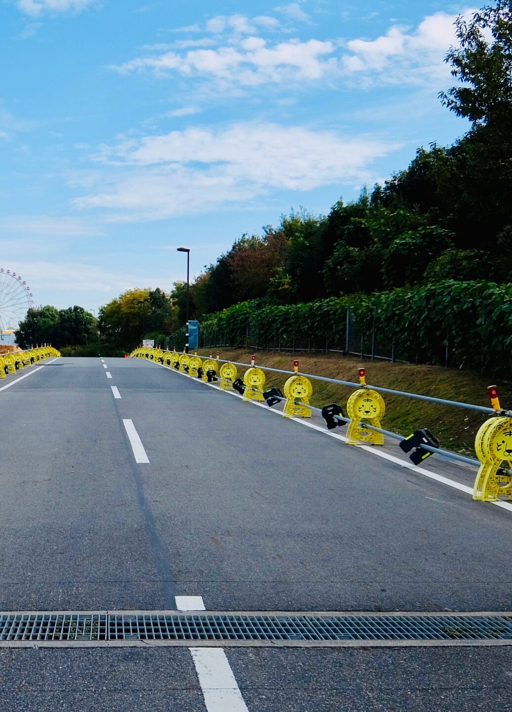 道路工事の写真です。
